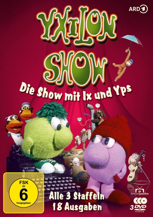 Produktbild: Die Yxilon-Show - Die Show mit Ix und Yps (Alle 3 Staffeln / 18 Ausgaben) - Fernsehjuwelen [3 DVDs]
