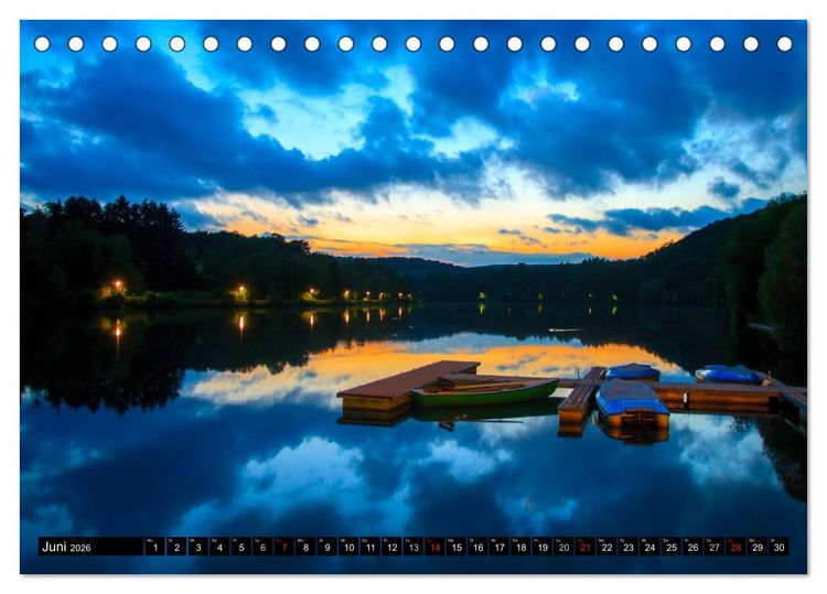 Produktbild: Biggesee und Listertalsperre (Tischkalender 2026 DIN A5 quer), CALVENDO Monatskalender