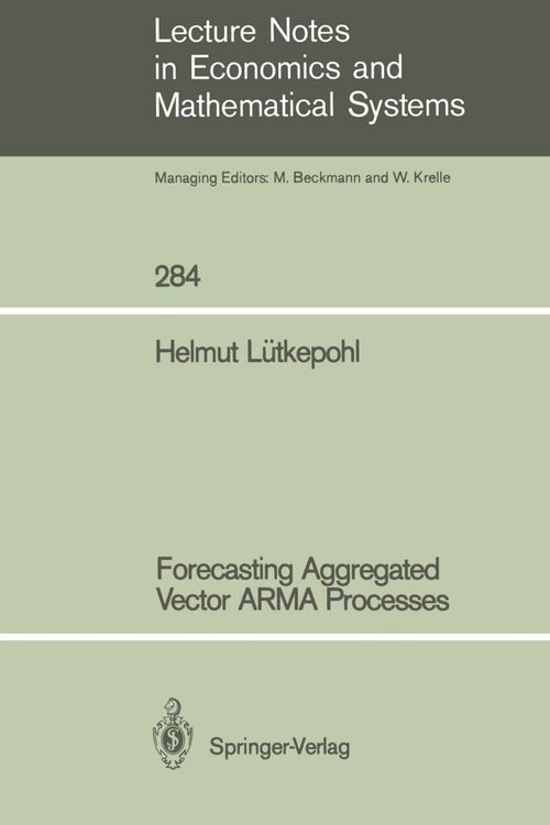 Produktbild: Forecasting Aggregated Vector ARMA Processes