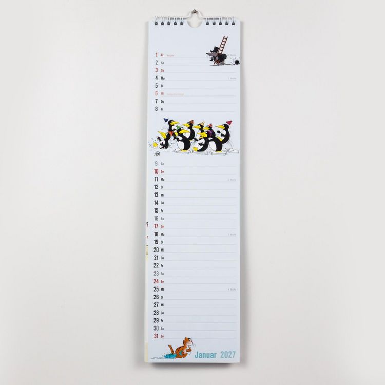 Produktbild: Uli Stein Streifenkalender 2027: Monatskalender f&uuml;r die Wand