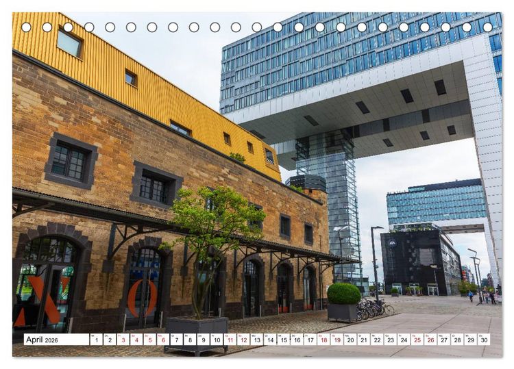 Produktbild: Architektonische Zeitspr&uuml;nge (Tischkalender 2026 DIN A5 quer), CALVENDO Monatskalender