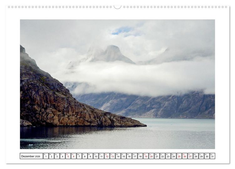 Produktbild: Gr&ouml;nland - eisige Landschaften im Prins Christian Sund (Wandkalender 2026 DIN A2 quer), CALVENDO Monatskalender