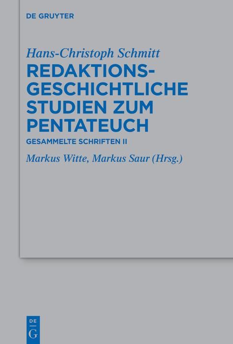 Produktbild: Redaktionsgeschichtliche Studien zum Pentateuch