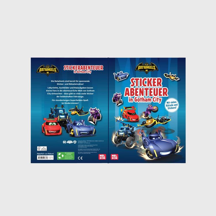 Produktbild: DC Batwheels: Stickerabenteuer in Gotham City