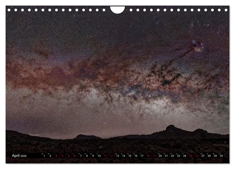 Produktbild: Deepsky Wide (Wandkalender 2026 DIN A4 quer), CALVENDO Monatskalender
