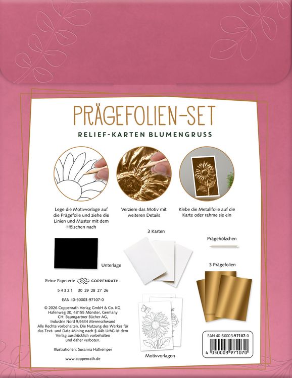 Produktbild: Pr&auml;gefolien-Set Relief-Karten