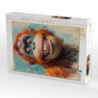 Produktbild: CALVENDO Puzzle Orang Utan | 1000 Teile Lege-Gr&ouml;&szlig;e 64x48cm Foto-Puzzle f&uuml;r gl&uuml;ckliche Stunden