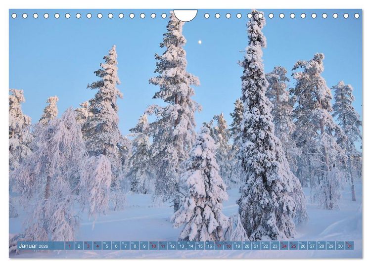 Produktbild: Finnisch Lappland (Wandkalender 2026 DIN A4 quer), CALVENDO Monatskalender