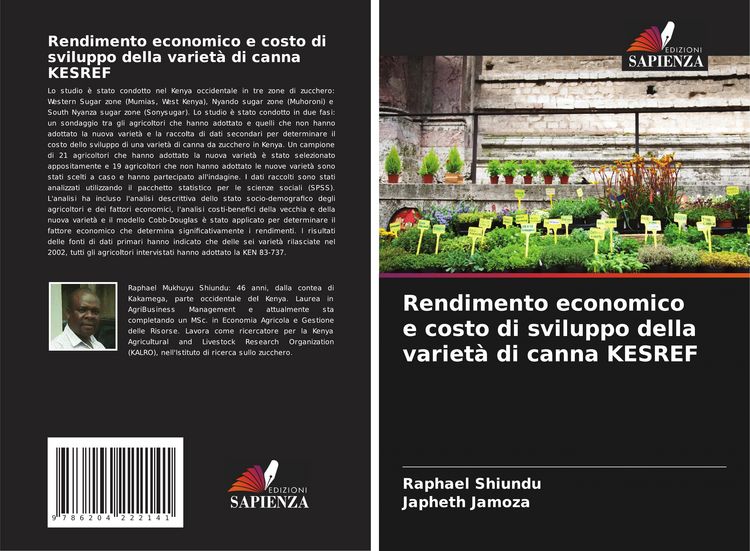 Produktbild: Rendimento economico e costo di sviluppo della variet&agrave; di canna KESREF