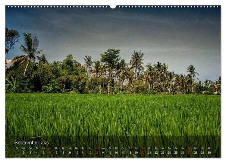 Produktbild: Bali - Insel der Tempel, G&ouml;tter und D&auml;monen (hochwertiger Premium Wandkalender 2026 DIN A2 quer), Kunstdruck in Hochglanz