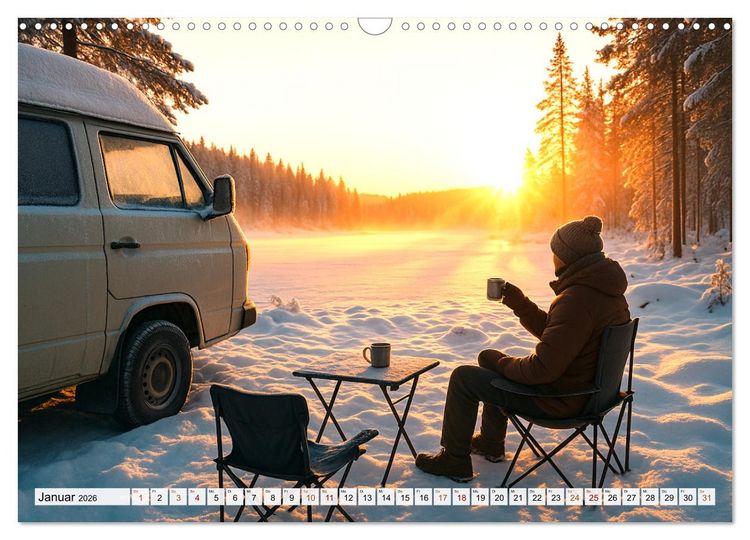 Produktbild: VANLIFE - Dein Weg. Dein Ziel. Dein Zuhause. (Wandkalender 2026 DIN A3 quer), CALVENDO Monatskalender