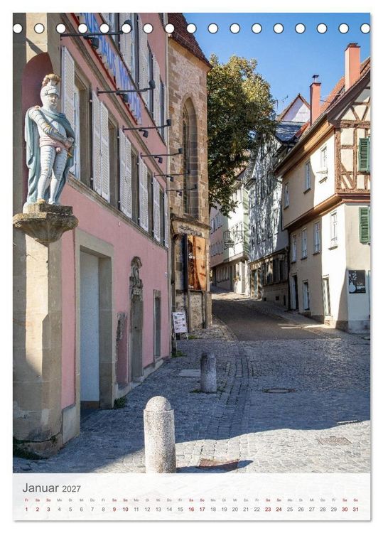 Produktbild: Schw&auml;bisch Hall am Kocher (Tischkalender 2027 DIN A5 hoch), CALVENDO Monatskalender