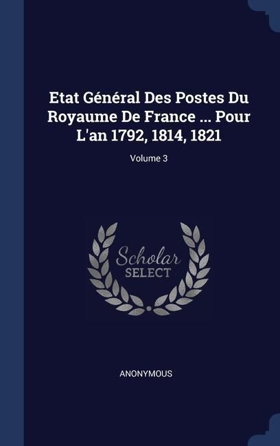 Produktbild: Etat General des Postes Du Roy