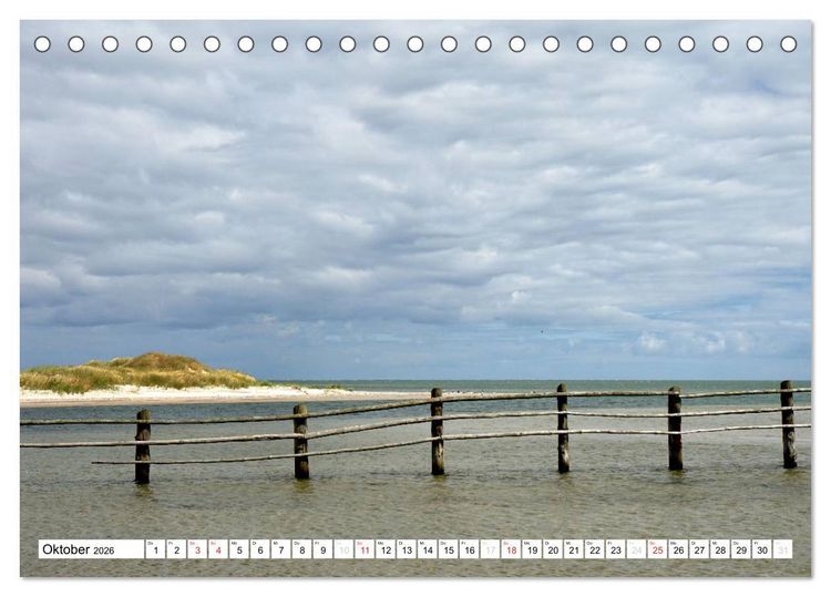 Produktbild: Naturschauspiel Dar&szlig;er Weststrand (Tischkalender 2026 DIN A5 quer), CALVENDO Monatskalender