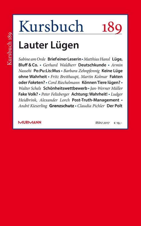 Produktbild: Kursbuch 189