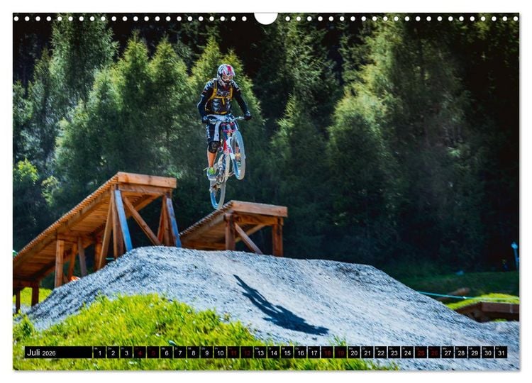 Produktbild: Downhill Action (Wandkalender 2026 DIN A3 quer), CALVENDO Monatskalender