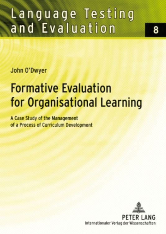 Produktbild: Formative Evaluation for Organisational Learning