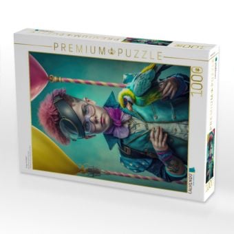 Produktbild: CALVENDO Puzzle Junge mit Vogel | 1000 Teile Lege-Gr&ouml;&szlig;e 64x48cm Foto-Puzzle f&uuml;r gl&uuml;ckliche Stunden