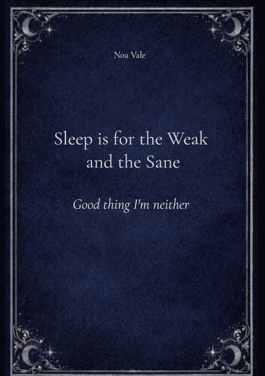 Produktbild: Sleep is for the Weak and the Sane