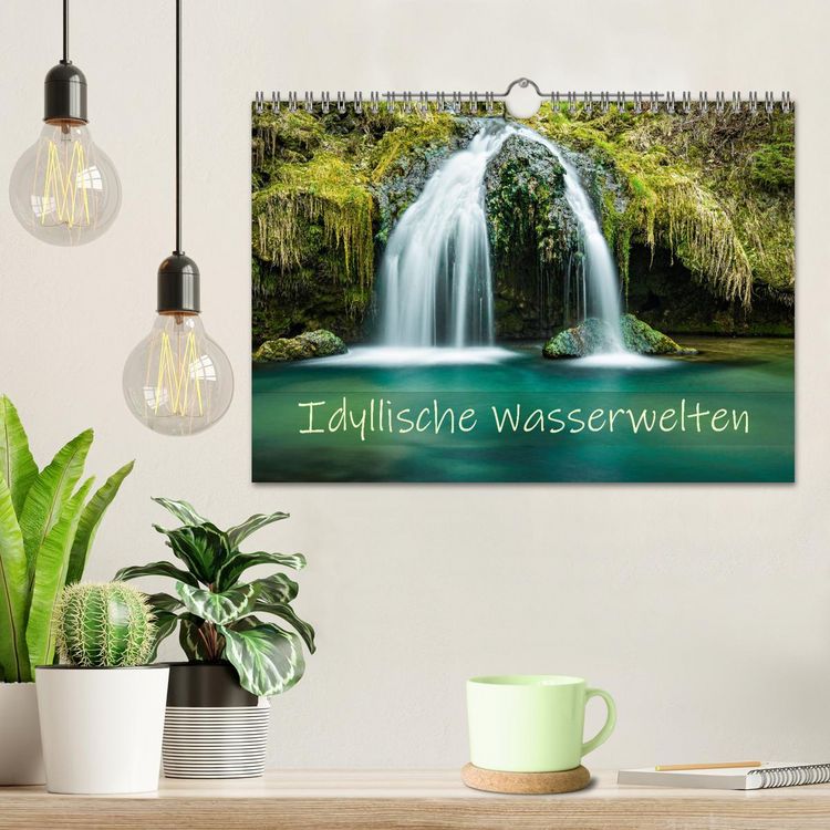Produktbild: Idyllische Wasserwelten (Wandkalender 2026 DIN A4 quer), CALVENDO Monatskalender