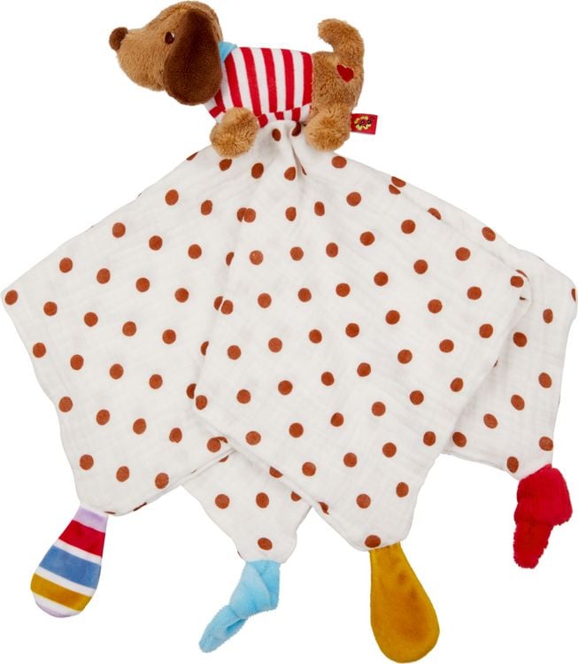 Produktbild: Schnuffeltuch Dackel mit Mulltuch - BabyGlück