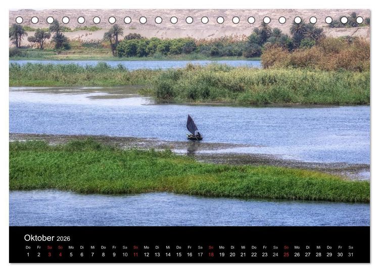 Produktbild: &Auml;gypten (Tischkalender 2026 DIN A5 quer), CALVENDO Monatskalender