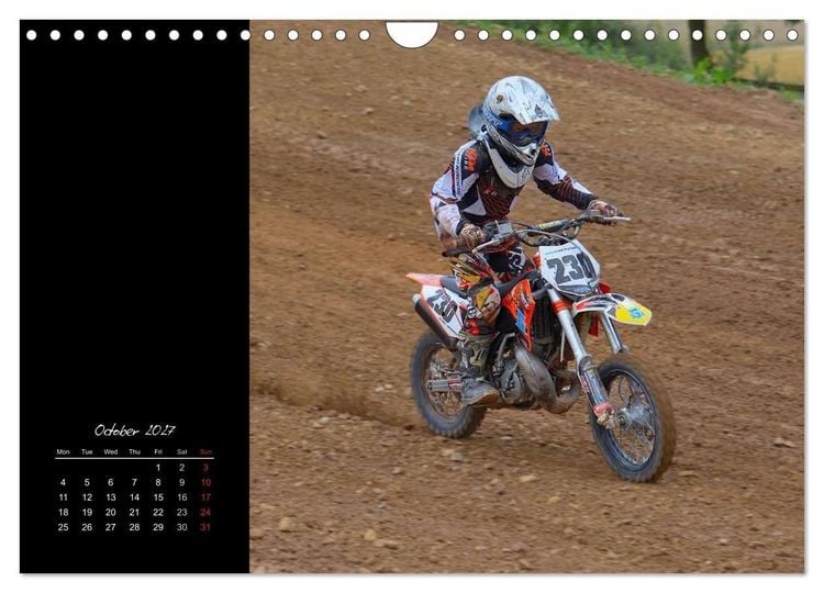 Produktbild: Motocross - MX UK-Version (Wall Calendar 2027 DIN A4 landscape), CALVENDO 12 Month Wall Calendar