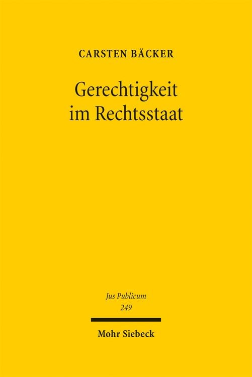 Produktbild: Gerechtigkeit im Rechtsstaat