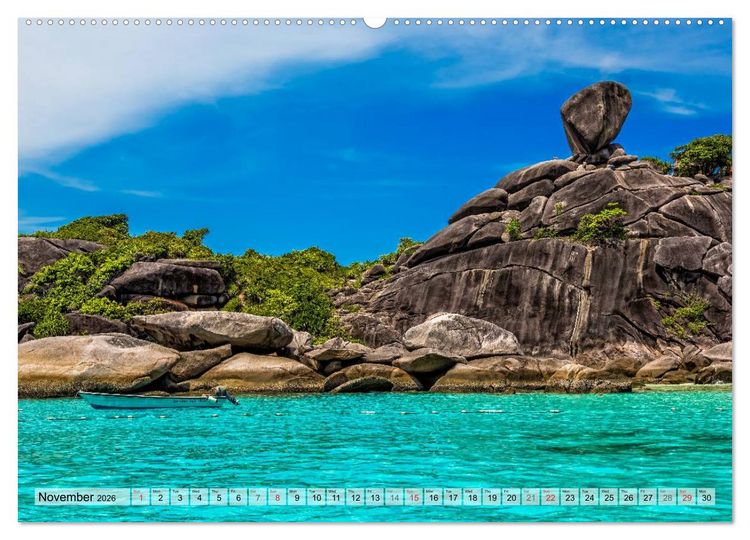 Produktbild: Magical Thailand (High Quality Premium Wall Calendar 2026 DIN A2 landscape),CALVENDO 12 Month Wall Calendar