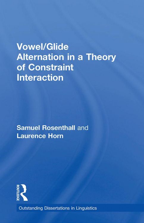 Produktbild: Vowel/Glide Alternation in a Theory of Constraint Interaction