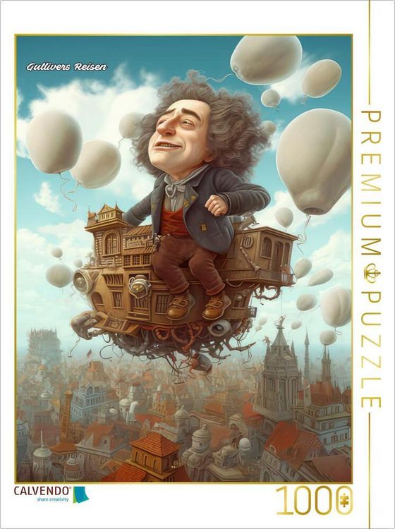 Produktbild: CALVENDO Puzzle Weltliteratur visualisiert | 1000 Teile Lege-Gr&ouml;&szlig;e 64x48cm Foto-Puzzle f&uuml;r gl&uuml;ckliche Stunden