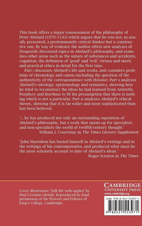 Produktbild: The Philosophy of Peter Abelard