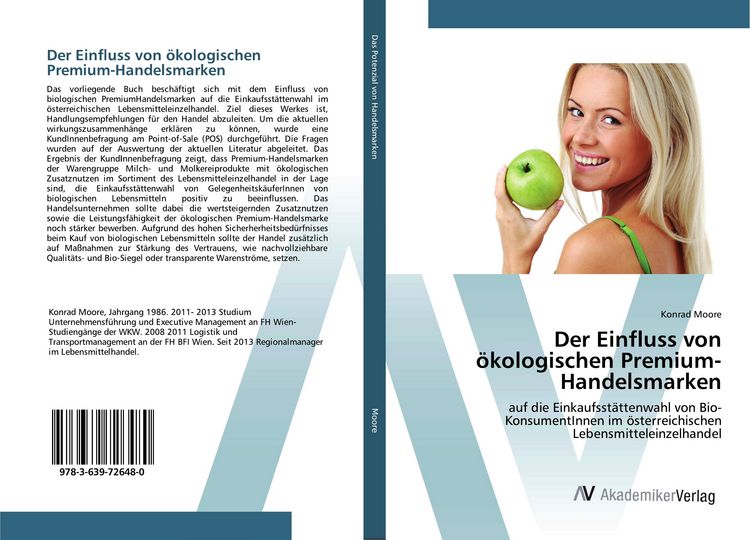 Produktbild: Der Einfluss von &ouml;kologischen Premium-Handelsmarken