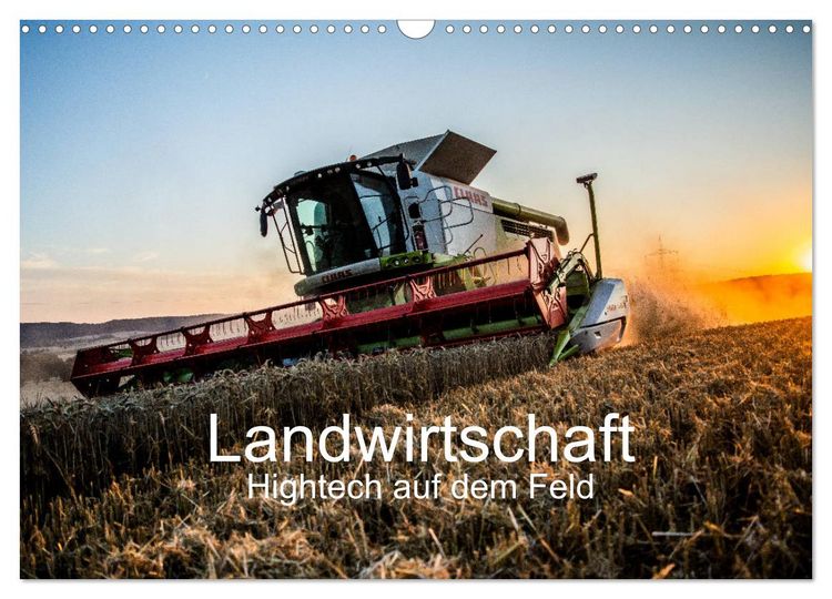 Produktbild: Landwirtschaft - Hightech auf dem Feld (Wandkalender 2026 DIN A3 quer), CALVENDO Monatskalender