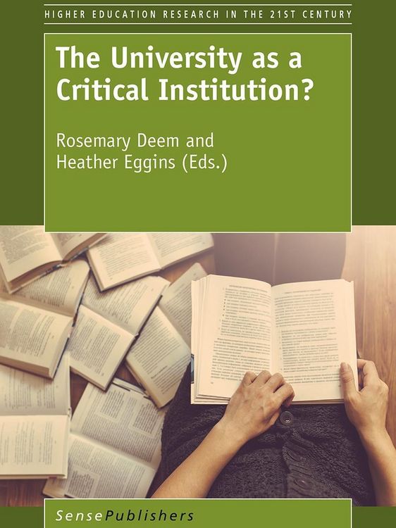 Produktbild: The University as a Critical Institution?