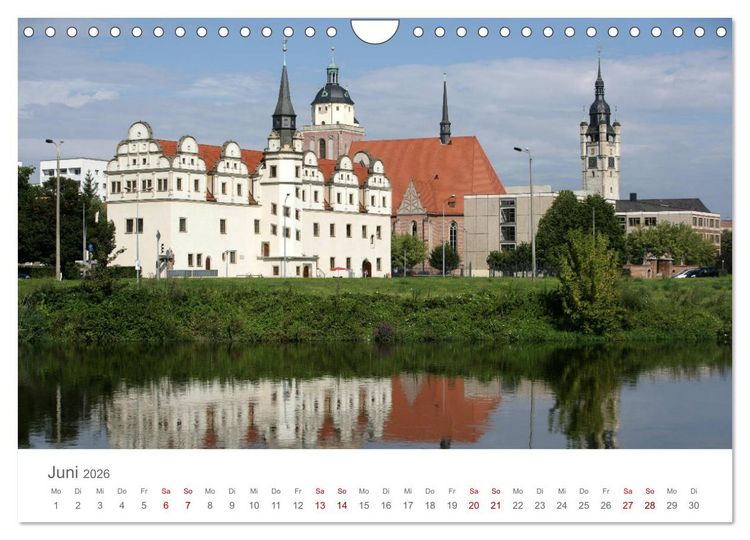 Produktbild: Dessau Design und ein sch&ouml;ner Park (Wandkalender 2026 DIN A4 quer), CALVENDO Monatskalender