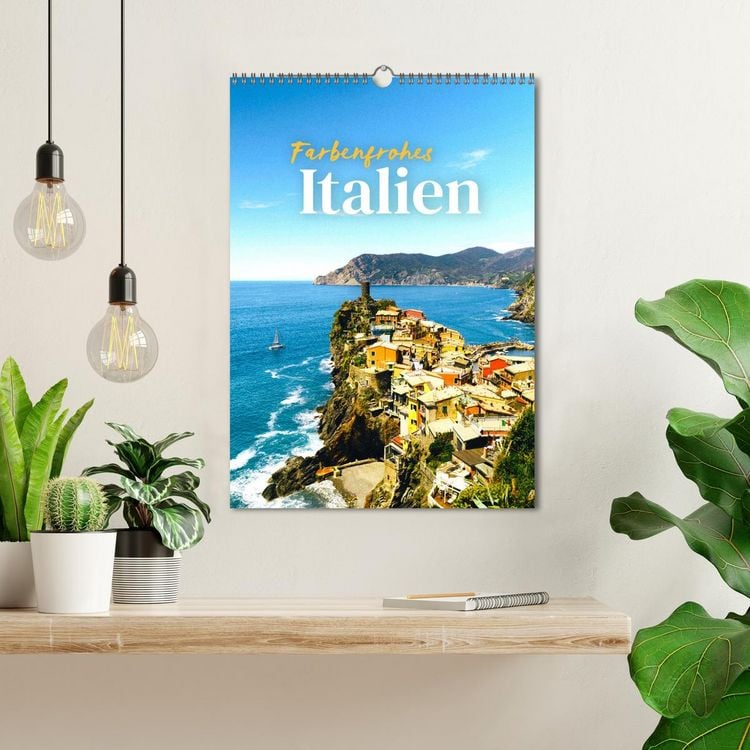 Produktbild: Farbenfrohes Italien (Wandkalender 2026 DIN A3 hoch), CALVENDO Monatskalender