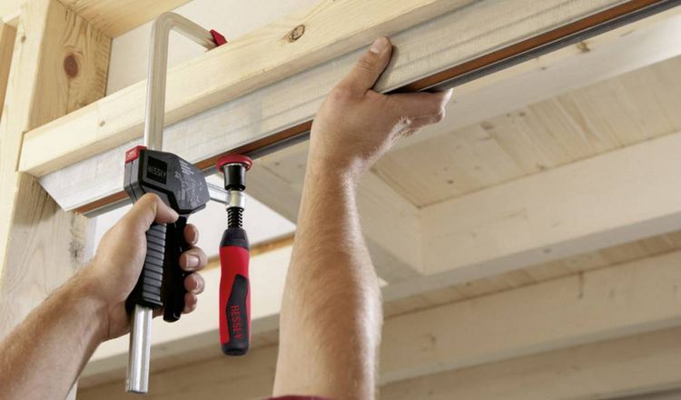 Produktbild: Einhandzwinge EHZ Spann-W.600mm A.100mm BESSEY