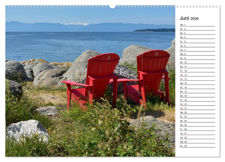 Produktbild: Vancouver Island - Perle im Kanadischen Westen (hochwertiger Premium Wandkalender 2026 DIN A2 quer), Kunstdruck in Hochglanz