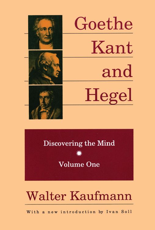 Produktbild: Goethe, Kant, and Hegel