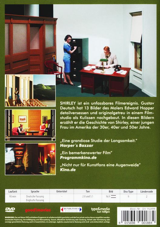 Produktbild: Shirley - Visionen der Realit&auml;t
