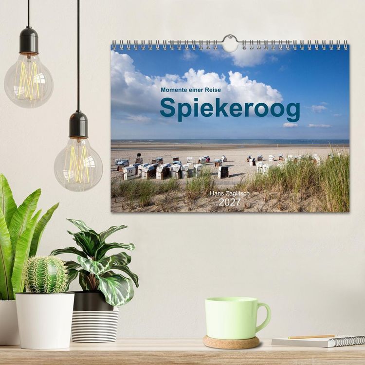 Produktbild: Spiekeroog - Momente einer Reise (Wandkalender 2027 DIN A4 quer), CALVENDO Monatskalender