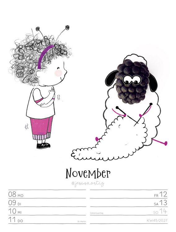 Produktbild: Little Dreams Wochenplaner Kalender 2027