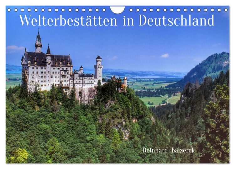 Produktbild: Welterbest&auml;tten in Deutschland (Wandkalender 2026 DIN A4 quer), CALVENDO Monatskalender