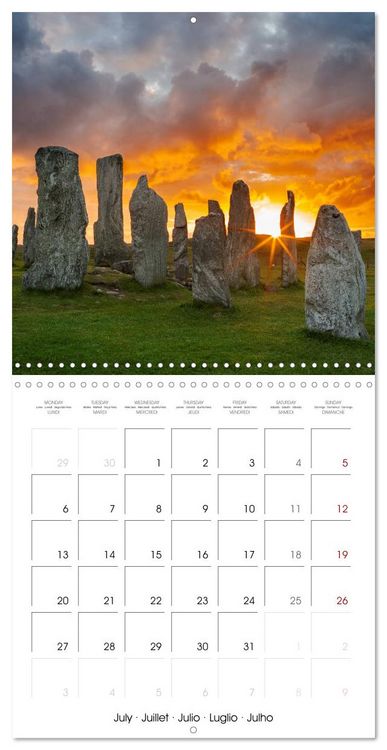 Produktbild: Prehistoric Sites of Northern Scotland (Wall Calendar 2026 12 &times; 12 Inch) CALVENDO 12 Month Wall Calendar
