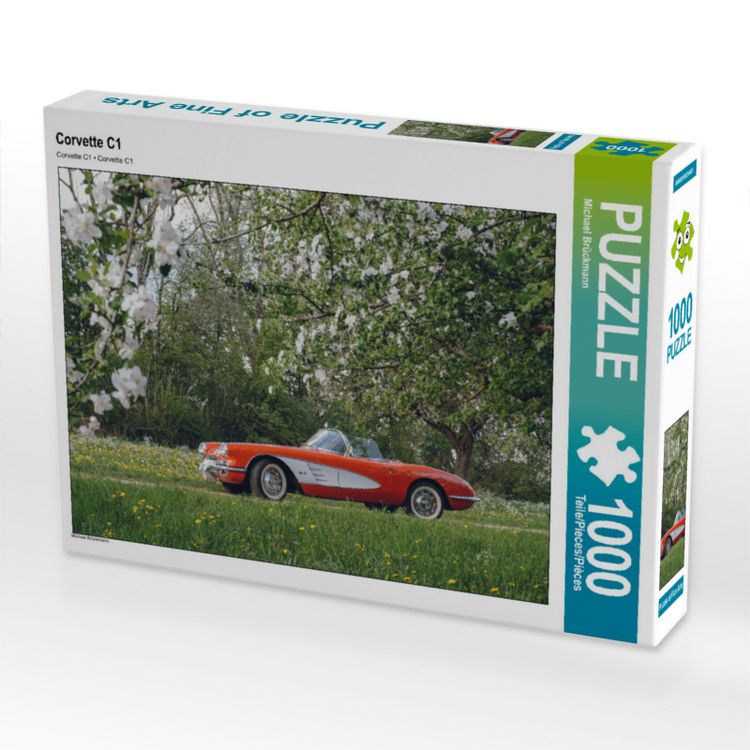 Produktbild: CALVENDO Puzzle Corvette C1 | 1000 Teile Lege-Gr&ouml;&szlig;e 64x48cm Foto-Puzzle f&uuml;r gl&uuml;ckliche Stunden