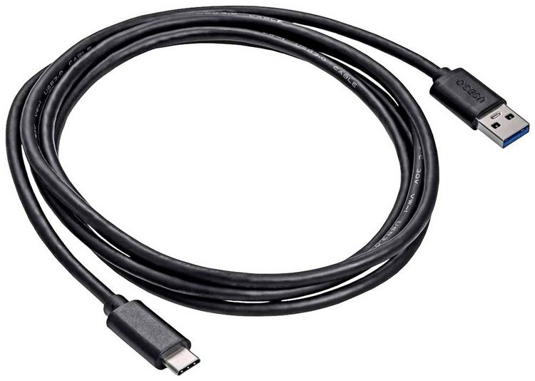 Produktbild: Akyga USB-Kabel USB-A Stecker, USB-C&reg; Stecker 1.80m Schwarz AK-USB-29