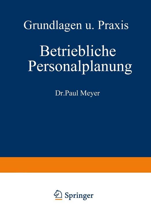 Produktbild: Betriebliche Personalplanung