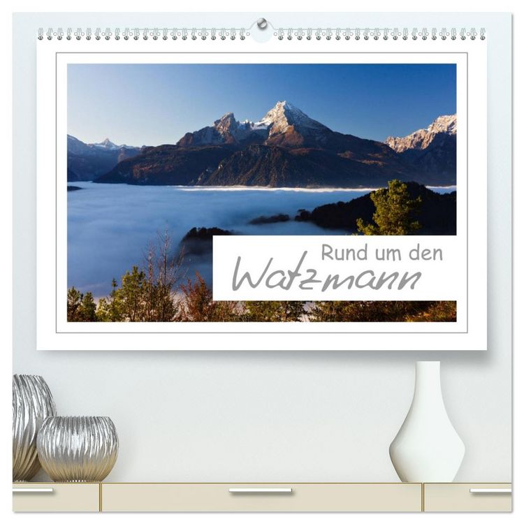 Produktbild: Rund um den Watzmann (hochwertiger Premium Wandkalender 2026 DIN A2 quer), Kunstdruck in Hochglanz