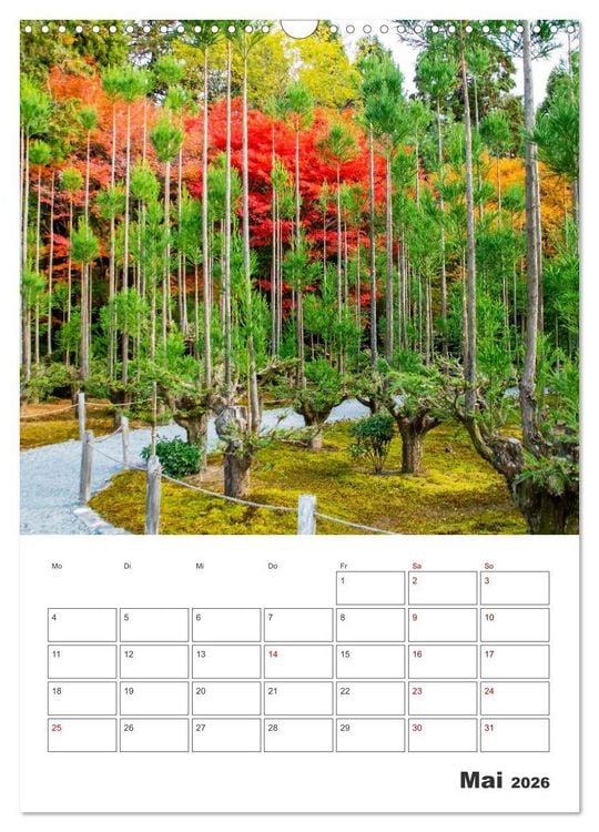 Produktbild: Eine Rundreise - Japan (Wandkalender 2026 DIN A3 hoch), CALVENDO Monatskalender
